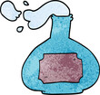 cartoon doodle potion bottle