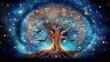 Enter the realm of the timeless Tree of Life, a celestial bridge that connects heaven and earth. Its sprawling branches symbolize aspirations and dreams. Generated by AI.