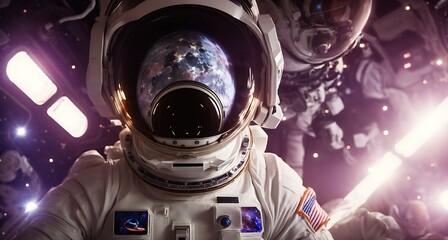 Sticker - Cosmic Odyssey: Astronauts in the Spotlight