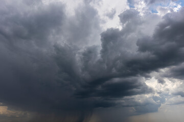 Wall Mural - Thunderstorm sky background overlay. Ideal for sky replacement