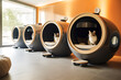 individual capsules for cats. hotel for animals. vip service. AI generated Generative AI