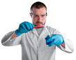 © BillionPhotos.com - Scientist man with liquid in researcher test tube