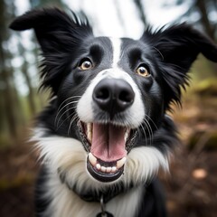 Sticker - Border Collie's Winning Smile