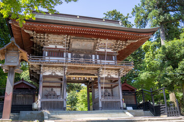 Wall Mural - 福井県坂井市の三国神社を参拝する風景 View of Mikuni Shrine in Sakai City, Fukui Prefecture, Japan 