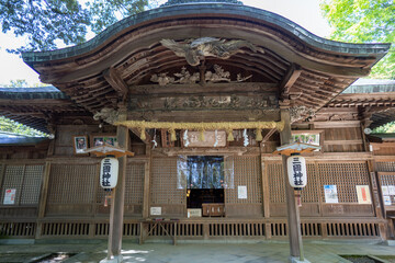 Wall Mural - 福井県坂井市の三国神社を参拝する風景 View of Mikuni Shrine in Sakai City, Fukui Prefecture, Japan 