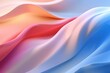 Pastel color dynamic sheets wallpaper. Waves and smooth shapes. Abstract business background. Generative AI