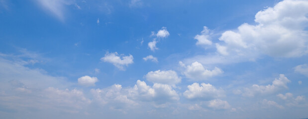 Wall Mural - Blue sky and white clouds