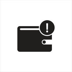 Wallet icon simple design logo
