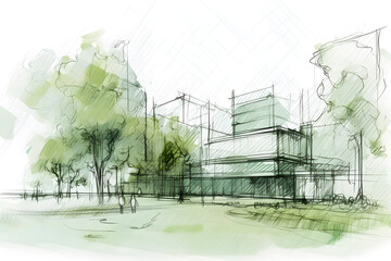 Sustainable development project sketch