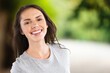 © BillionPhotos.com - Young happy woman portrait on outdoor background