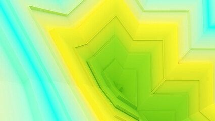 Wall Mural - color abstract square shape,3d rendering