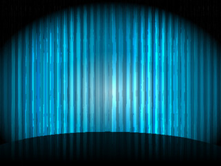 Wall Mural - eps 10, vector  background with blue stripes