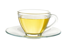 Glass Cup Of  Tea Isolated On Transparent Png