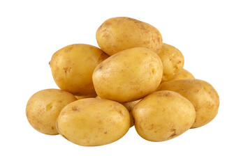 Sticker - potato in the basket isolated on transparent png