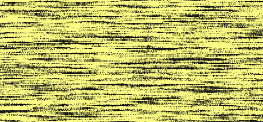 Wall Mural - Abstract background with black dots on yellow background. Grid of blinking dots. The flow of scientific data in cyberspace. Modern pattern for use in graphic design.Vector illustration.