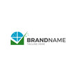 © Dand Art - Right choice green window cleaner logo design vector illustration