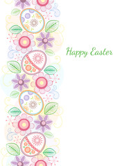 Sticker - Easter color theme on white background