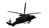 3d render military helicopter war machine end of world