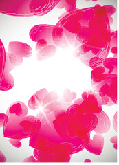 Wall Mural - valentine background