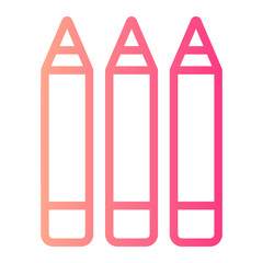 Sticker - pencils icon 