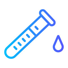 Wall Mural - blood analysis icon 