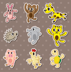 Wall Mural - animal stickers