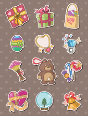 Wall Mural - gift stickers