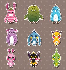 Sticker - monster stickers