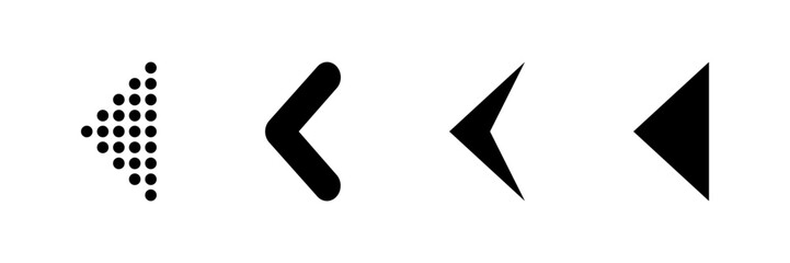 Wall Mural - arrows. arrow icon. arrows vector collection. arrow. cursor. vector illustration