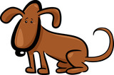 Fototapeta Dinusie - cartoon doodle illustration of funny dog or puppy
