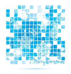 Sticker - Abstract winter background. Vector Christmas background