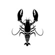 Lobster tribal tattoo illustration