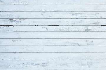 Sticker - Old painted white wall texture background of a wooden building in rural America