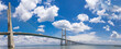 Vista Panorâmica da Ponte Vasco da Gama em Lisboa Portugal	