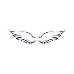 Wall Mural - wing logo icon