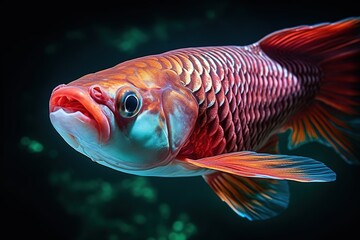Wall Mural - Beautiful Arowana Fish