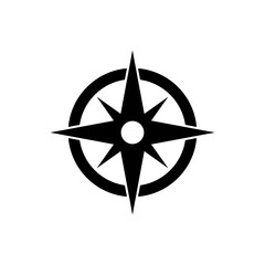 Wall Mural - Navigation flat style vector icon