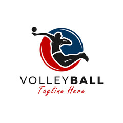 Poster - volleyball sport vector illustration logo