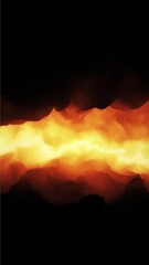 Wall Mural - Vertical Abstract Raging Fire Inferno Background Loop