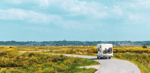 Summer road trip in morothome in France