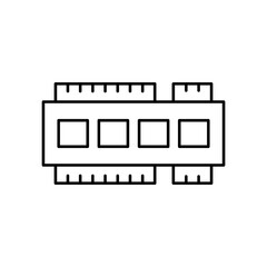 Chip Vector Icon

