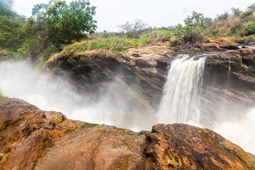 Sticker - View of Murchison Falls on the Victoria Nile river, Uganda