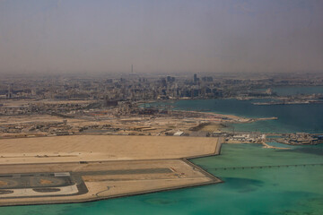 Wall Mural - Aerial view of Doha, Qatar