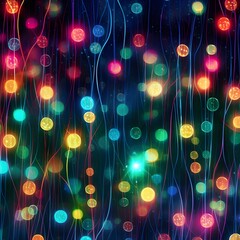 Poster - abstract background with circles