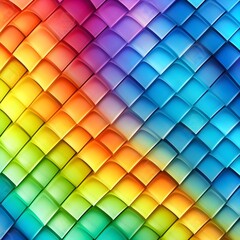 Wall Mural - abstract colorful background with squares