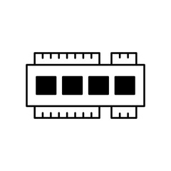 Chip Vector Icon

