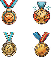 set of medals