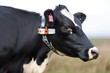 Cow Monitoring System and tools. Movement detectors collar on cows neck. GPS collars for livestock monitoring. Collar-Based Sensor for Monitoring Dairy Cows. AI generative