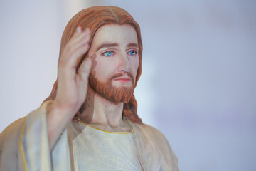 Divine Mercy catholic Jesus Christ religious statue 