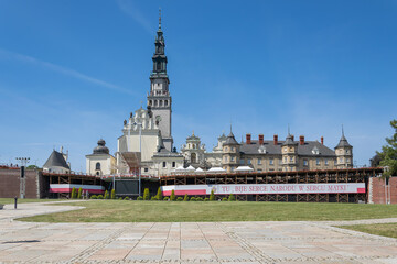 The Jasna Gora monastery in Czestochowa city, Poland